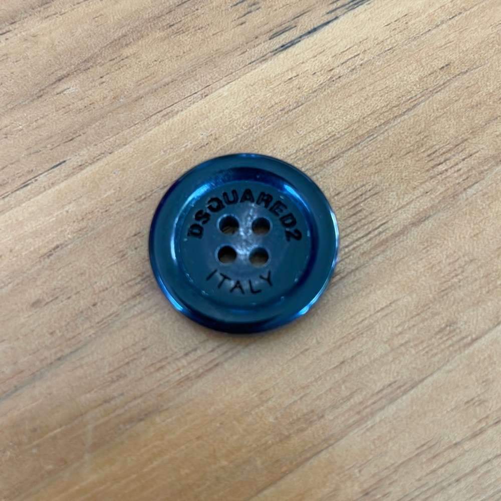 Dsquared2 Black Replacement Button